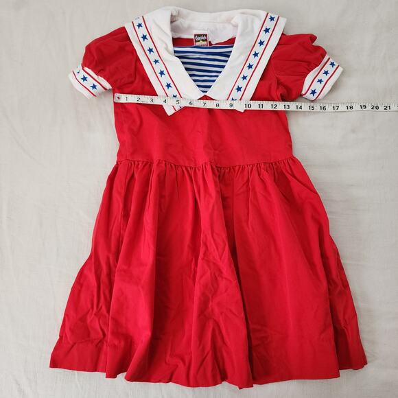 Vintage Chocolate Soup Sailor Dress kids 6/7 - Picture 4 of 7